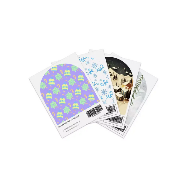 Winter - Themed Omnipod POD Insulin Pump Stickers | Durable