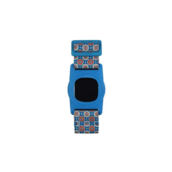 Medtronic Simplera armband for children with rotating clip and metal adjuster in colorful design.