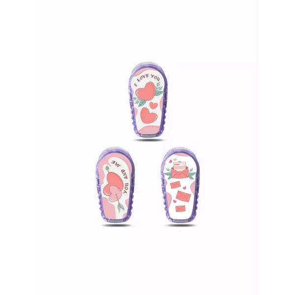 Dexcom G6 Stickers - Valentine Edition 2024