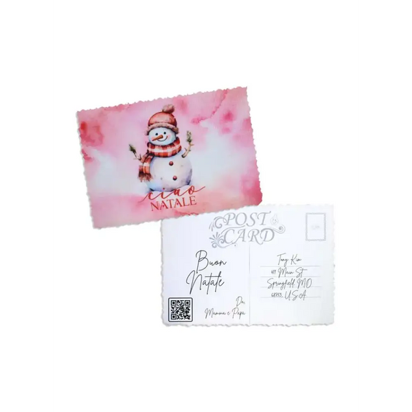 Elegant Christmas Postcard - Kaio-Cards