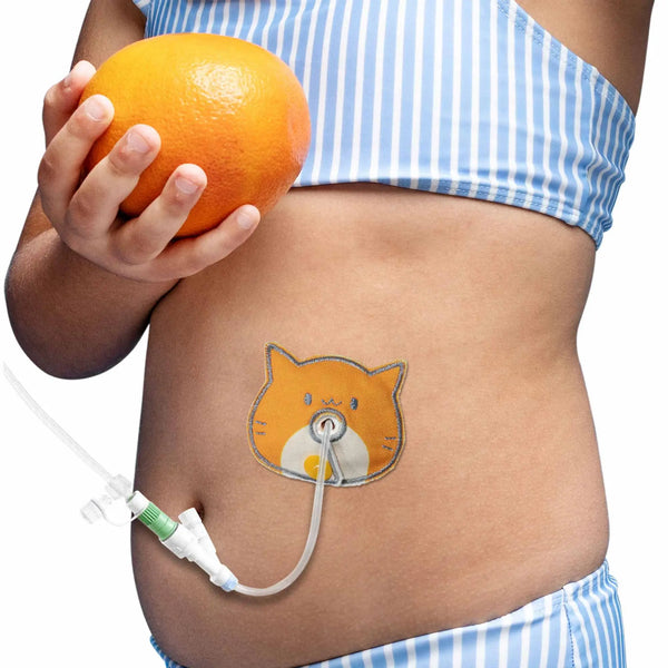 Coussinet sonde G enfant – Formes chat, ourson ou fleur | Kaio-Tube Pads