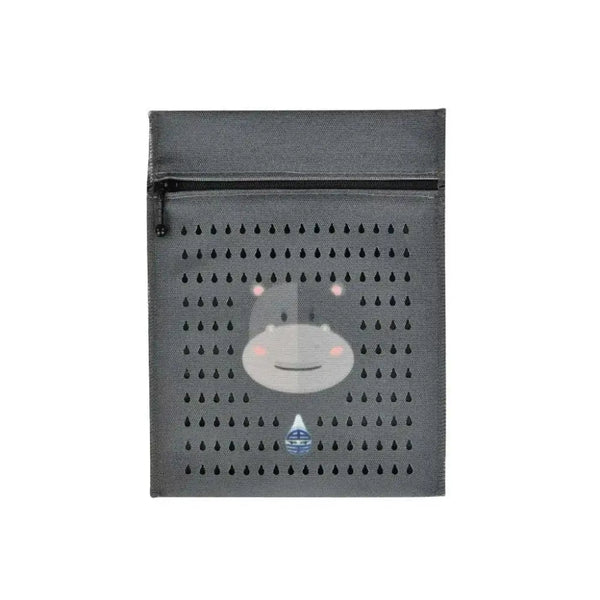 Insulin cooling wallet for kids with hippo design, fits 4 insulin pens or 8 vials.