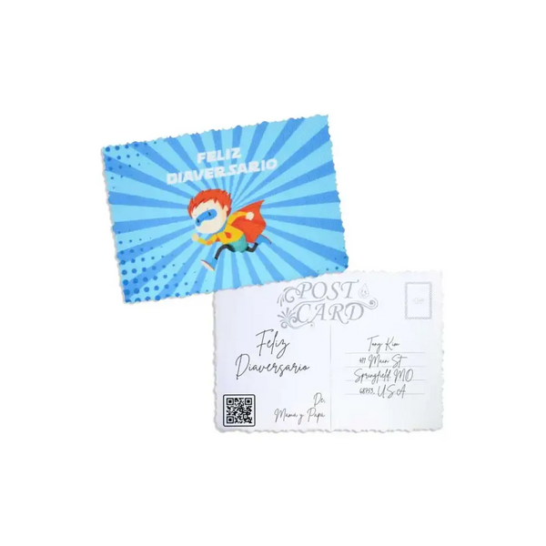 Empowering and colorful Diaversary postcards with envelopes, featuring unique diabetes anniversary designs.