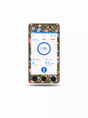 Floral Omnipod DASH stickers for spring decoration.