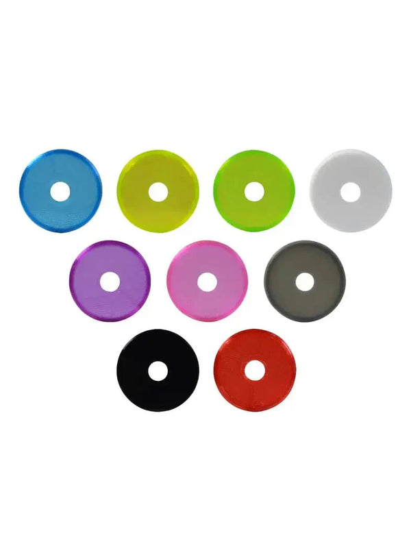 Colorful set of Kaio-Reusable Sensor Tape Hats for Freestyle Libre 2.