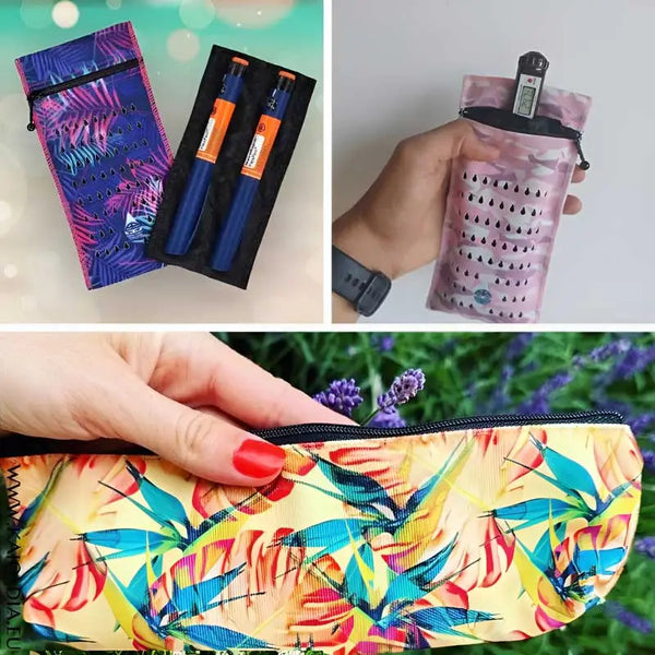 Nos étuis et pochettes réfrigérants pour l'insuline et les médicaments