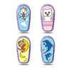 Collection of Dexcom G6 stickers featuring playful designs: unicorn cat, polar bear, monkey with bananas, and dolphins. Perfect Dexcom stickers for personalizing your glucose monitor.