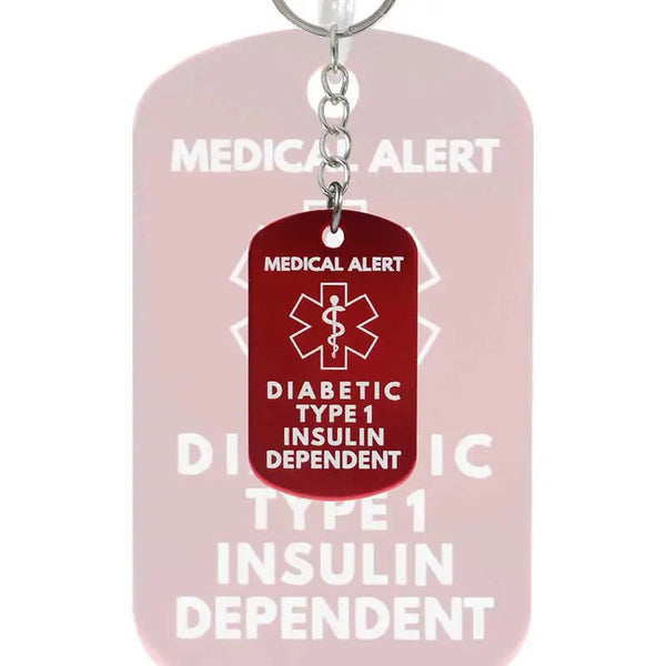 Porte-clés de sensibilisation au diabète - Kaio-Key Hanger