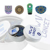 Glucose Sensor Stickers Serie in Reusable Tin Can - Mandala Serie
