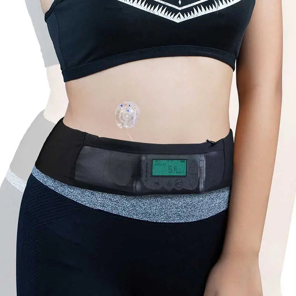 Ceinture pour pompe à insuline avec fenêtre - Dia-Bellyband Fenêtre en maille