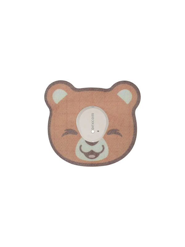 Patch adhésif enfant Dexcom G7, forme ourson