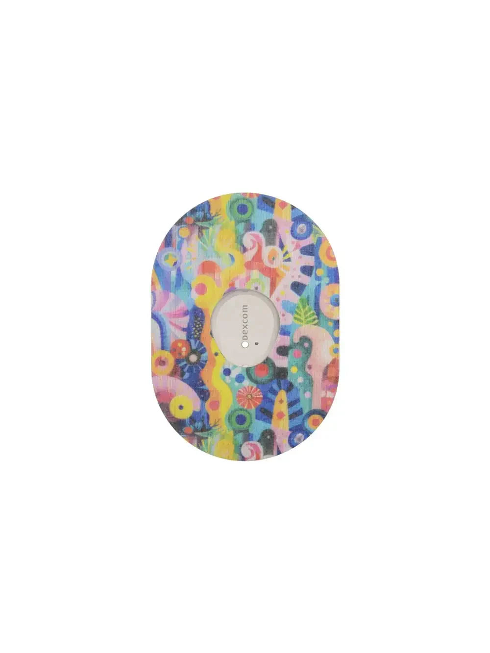 Patch adhésif Dexcom G7, motif Ethereal Bloom