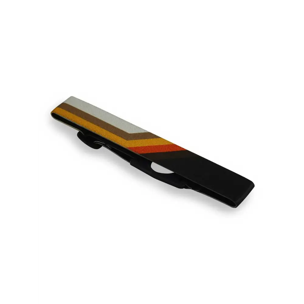 Black hair clip with diagonal stripes for Dexcom G7 Armband Summer Edition Rotating Clip
