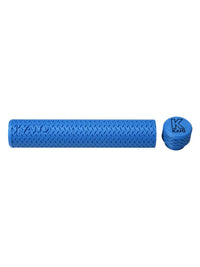 insulin pen needle storage tube sapphire blue with lid showing secure closure for safe needle storage