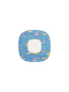 Simplera Sensor Patch with blue adhesive design featuring colorful boats for Medtronic Simplera CGM sensor protection