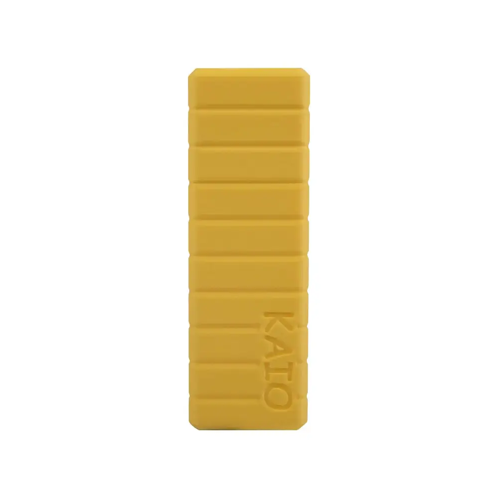 Yellow Dextro Energy Protection Tube with textured design and secure cap for tablet safety and easy access