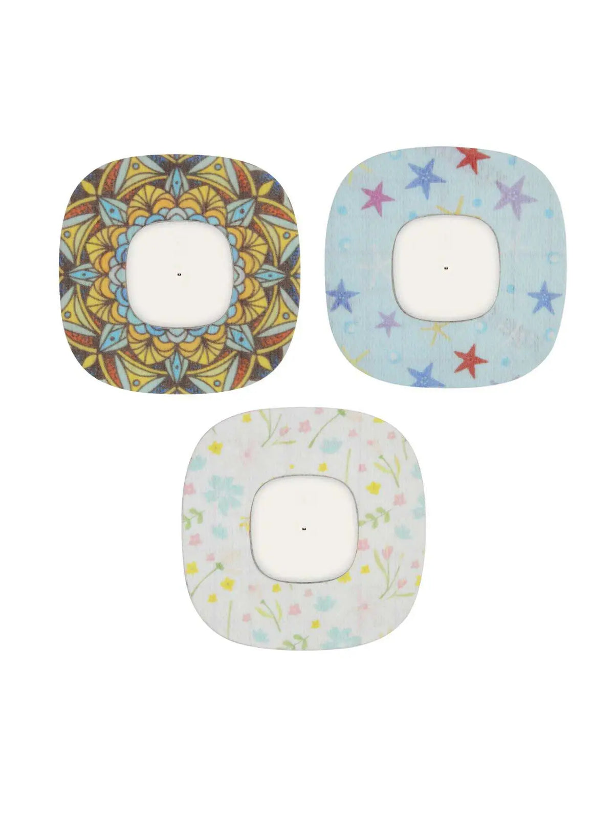 Patchs adhésifs Simplera Sync, série Fresh, lot Starlit Garden de 3 patchs