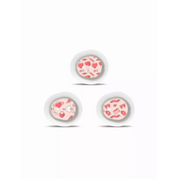 Valentine-themed Dexcom G7 sensor stickers with love designs, 2024 edition.