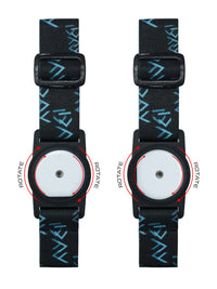 Accu-Chek SmartGuide armband showing rotating clip for sensor alignment
