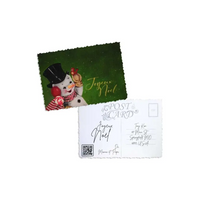 Elegant Christmas Postcard - Kaio-Cards