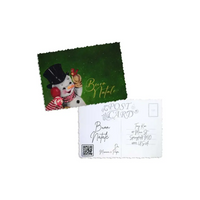 Elegant Christmas Postcard - Kaio-Cards