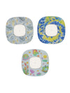 Colorful Simplera sensor patch for kids with animal and space prints.