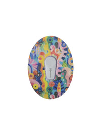Patch adhésif Dexcom G6, motif Ethereal Bloom