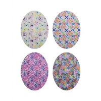 Patchs adhésifs Dexcom G6, série Spring, 4 motifs côte à côte