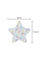 Patch adhésif enfant Dexcom G7, forme étoile, dimensions 8,0 x 7,6 cm