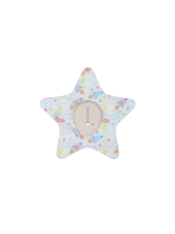 Patch adhésif enfant Dexcom G7, forme étoile