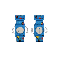 Blue children’s watch with space pattern for Dia-Style Armband and Dexcom G7 sensor