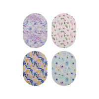 Patchs adhésifs Dexcom G7, série Spring, 4 motifs côte à côte