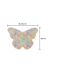 Patch adhésif Dexcom G7, forme papillon, dimensions 8,3 x 6 cm