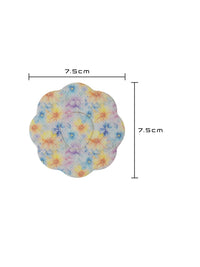 Patch adhésif Dexcom G7, forme cookie, dimensions 7,5 x 7,5 cm