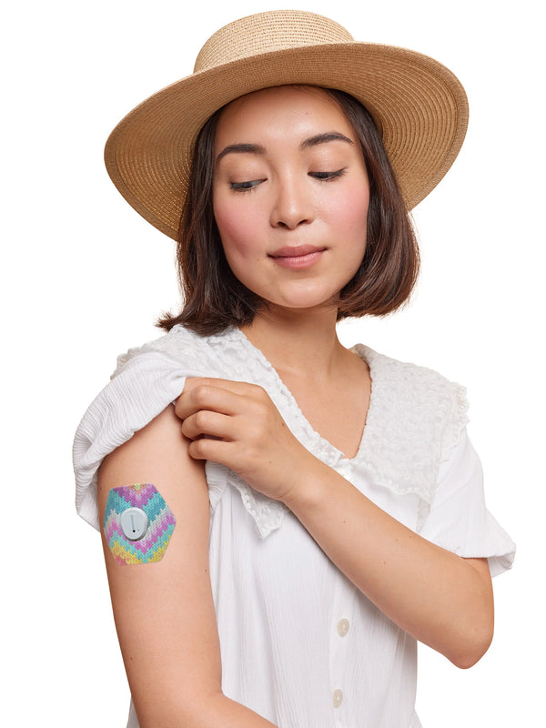 Patch Dexcom G7 – Forme hexagonale – Patch Me Up!
