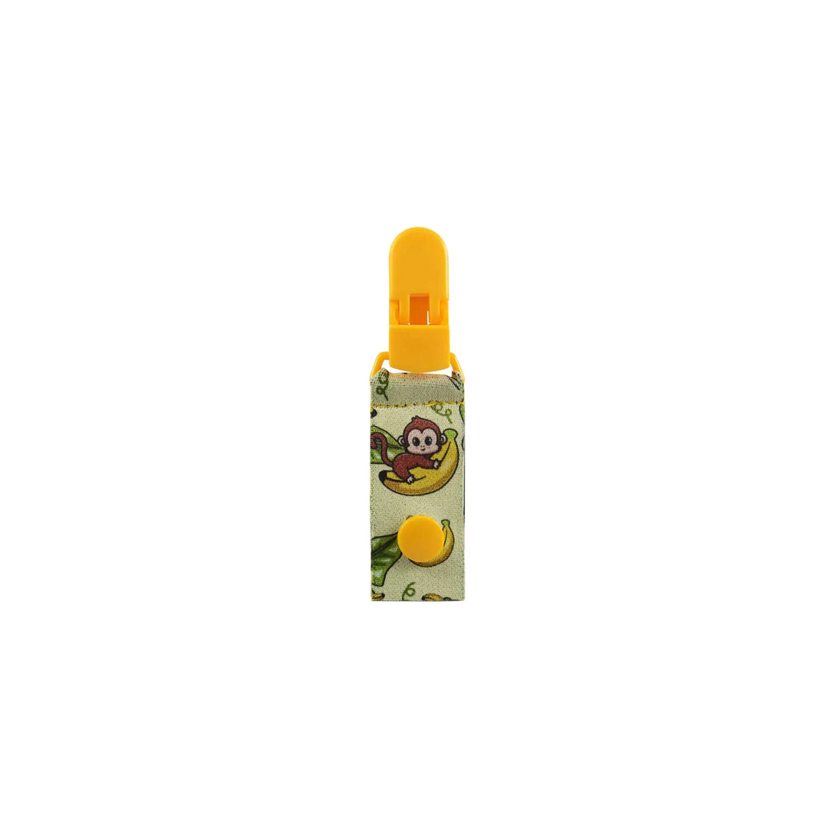 feeding tube clip kids monkey banana size small organizer clip for fun and secure tubing placement