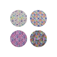 Patchs adhésifs FreeStyle Libre 2, série Spring, 4 motifs côte à côte