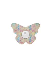 Patch adhésif FreeStyle Libre 3, forme papillon, motif Butterfly Mirage