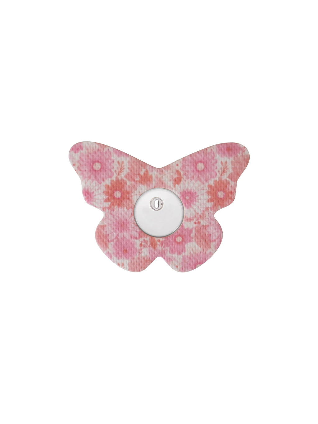 Patch adhésif FreeStyle Libre 3, forme papillon, motif Flower Serenade