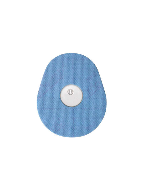 Patch adhésif FreeStyle Libre 3, forme goutte, bleu