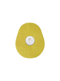 Patch adhésif FreeStyle Libre 3, forme goutte, jaune