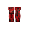 Freestyle Libre 3 sensor armband for children with red and black print, designed for comfort and durability.