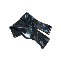 Midnight Madrid insulin pump belt open zipper pocket detail showing compartment for insulin pump storage