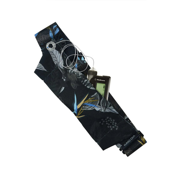 Ceinture pour pompe à insuline ajustable avec crochet en G – Collection Midnight | Dia Belly-Belt 2