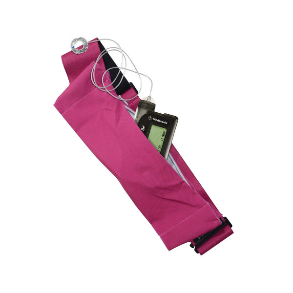 Ceinture pour pompe à insuline ajustable avec crochet en G – Couleurs unies | Dia Belly-Belt 2