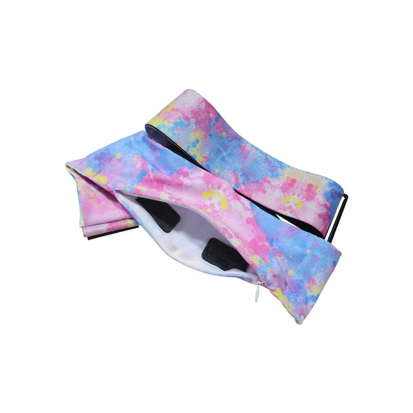 Ceinture ajustable pour pompe à insuline – motifs tie & dye, fermeture G-Hook | Dia Belly-Belt 2