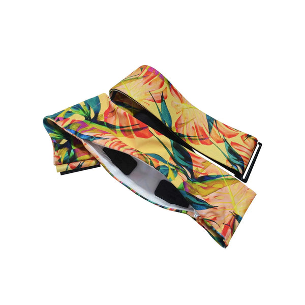 Ceinture ajustable pour pompe à insuline – imprimés floraux, fermeture G-Hook | Dia Belly-Belt 2