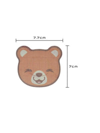 Patch adhésif enfant Simplera Sync, forme ourson, dimensions 7,7 x 7 cm
