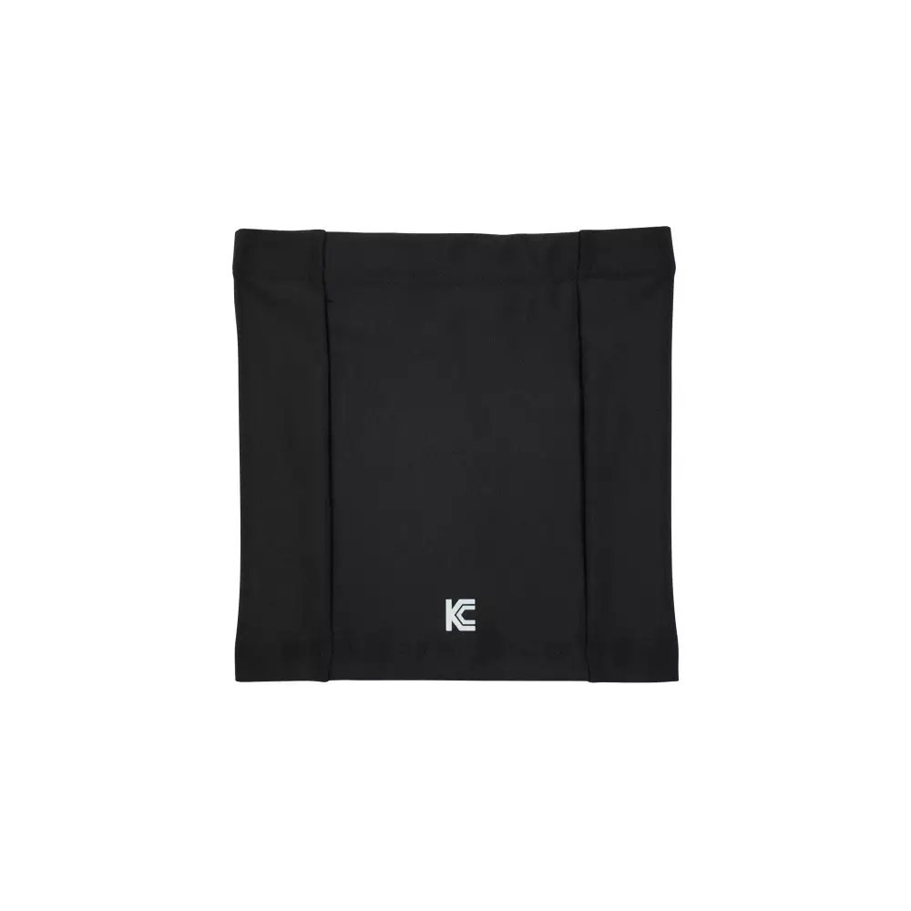 Insulin pump leg band in black, designed for comfort and style.