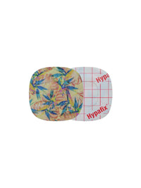 Patch adhésif Simplera Sync, motif Tequila Sunrise, recto et dos avec film protecteur